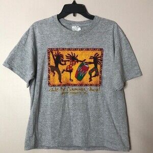 Vintage‎ we be jammin mon key west Florida gray T-shirt size large